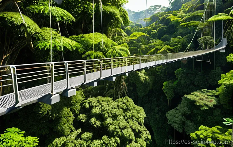생태통로의 성공적인 디자인 요소 - **Prompt 2: "A detailed, atmospheric depiction of a camouflaged subterranean wildlife underpass bene...